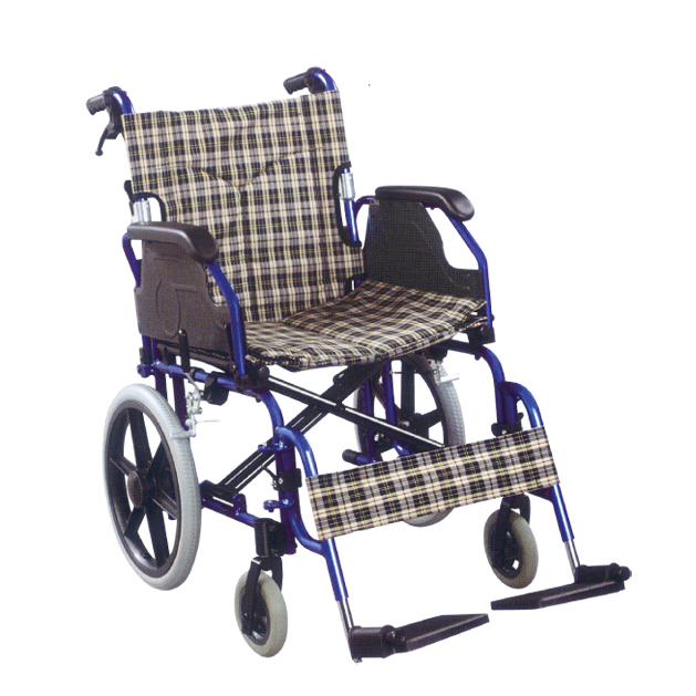 aluminium transport wheelchair