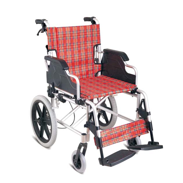 aluminium transport wheelchair